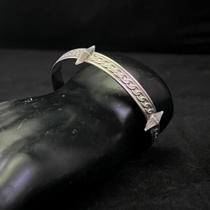 Diamond & Curb Bangle - Image 2