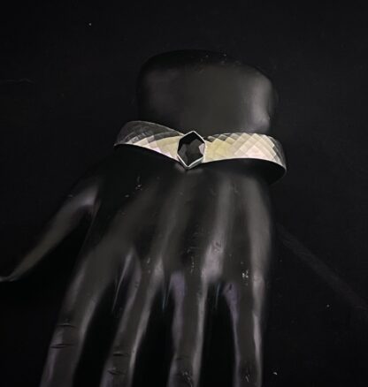 Obsidian Chevron Cuff